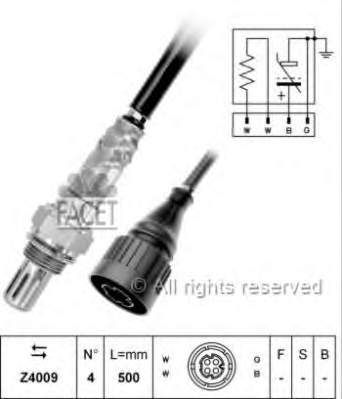 107188 Facet sonda lambda