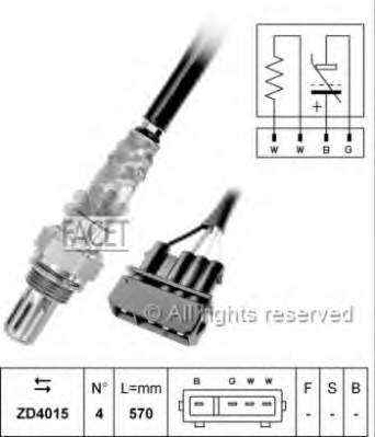 107191 Facet sonda lambda