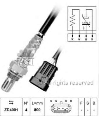 107211 Facet sonda lambda