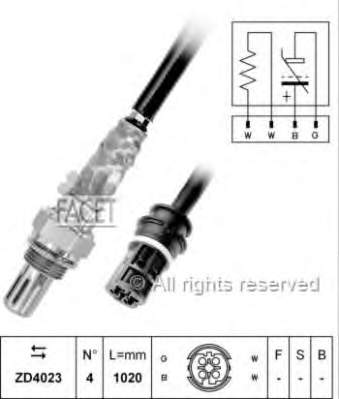 107273 Facet sonda lambda