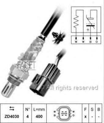 107389 Facet sonda lambda