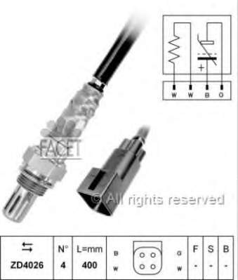 107444 Facet sonda lambda