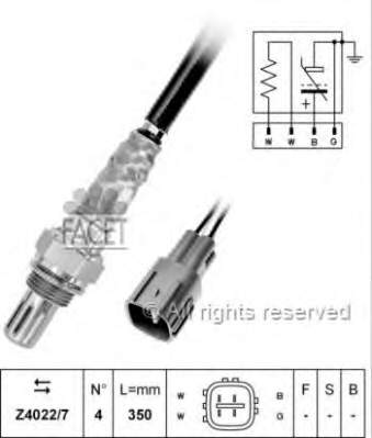 107898 Facet sonda lambda