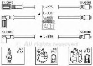 48354 Facet juego de cables de encendido