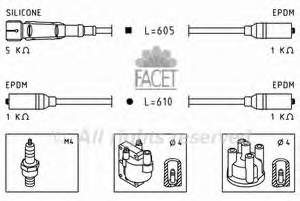 48965 Facet juego de cables de encendido