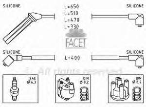 49138 Facet juego de cables de encendido