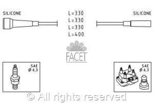 49501 Facet juego de cables de encendido