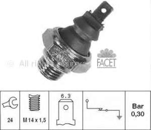 7.0023 Facet indicador, presión del aceite