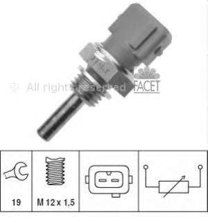 7.3211 Facet sensor de temperatura del refrigerante