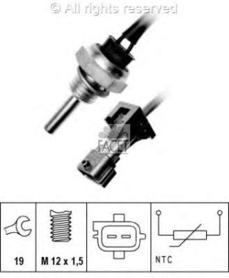 BTS3048 Borg&beck sensor de temperatura del refrigerante