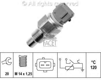 73558 Facet sensor de temperatura del refrigerante