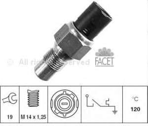 74113 Facet sensor, temperatura del refrigerante (encendido el ventilador del radiador)