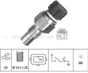 74114 Facet sensor, temperatura del refrigerante (encendido el ventilador del radiador)