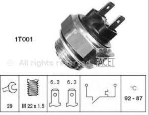 7.5000 Facet sensor, temperatura del refrigerante (encendido el ventilador del radiador)