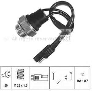 75009 Facet sensor, temperatura del refrigerante (encendido el ventilador del radiador)