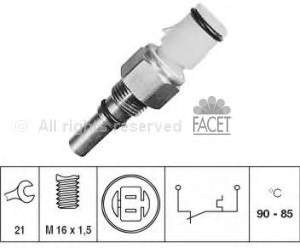 75090 Facet sensor, temperatura del refrigerante (encendido el ventilador del radiador)