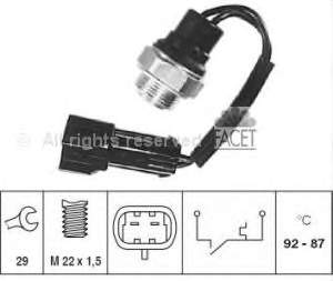 75101 Facet sensor, temperatura del refrigerante (encendido el ventilador del radiador)