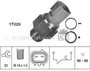 75149 Facet sensor, temperatura del refrigerante (encendido el ventilador del radiador)