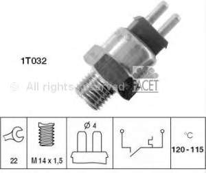 75231 Facet sensor, temperatura del refrigerante (encendido el ventilador del radiador)