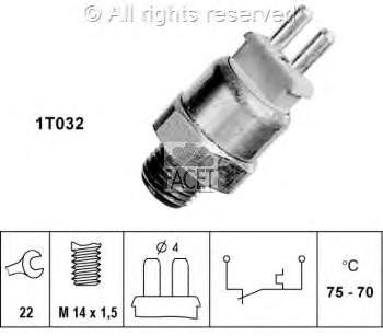 A0075454524 Mercedes sensor, temperatura del refrigerante (encendido el ventilador del radiador)