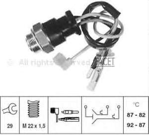 7583398 Fiat/Alfa/Lancia sensor, temperatura del refrigerante (encendido el ventilador del radiador)