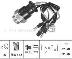 75601 Facet sensor, temperatura del refrigerante (encendido el ventilador del radiador)