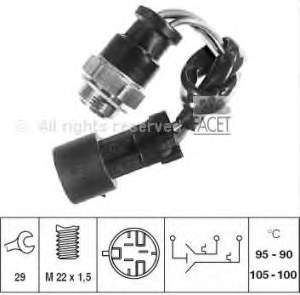 75644 Facet sensor, temperatura del refrigerante (encendido el ventilador del radiador)