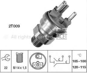 75659 Facet sensor, temperatura del refrigerante (encendido el ventilador del radiador)