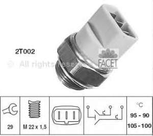 7.5697 Facet sensor, temperatura del refrigerante (encendido el ventilador del radiador)