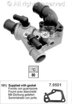 78102 Facet termostato, refrigerante