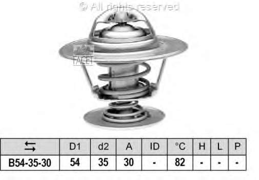 78221S Facet termostato, refrigerante