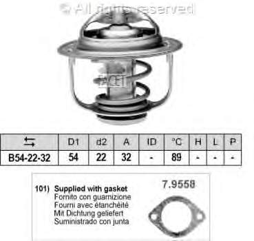 78298 Facet termostato, refrigerante