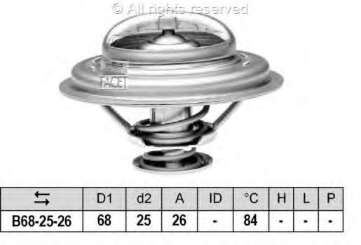 7700260959 Renault (RVI) termostato, refrigerante