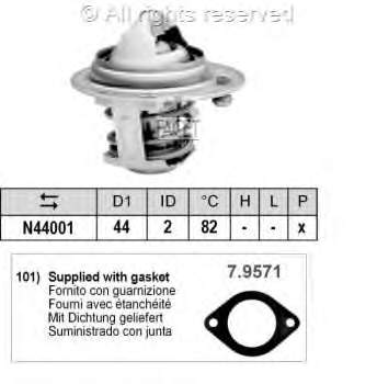 78338 Facet termostato, refrigerante