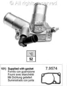 78348 Facet termostato, refrigerante