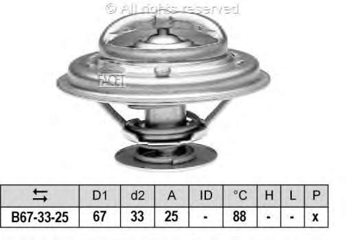 78361S Facet termostato, refrigerante