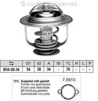 78521 Facet termostato, refrigerante