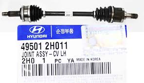 495012H011 Hyundai/Kia árbol de transmisión delantero izquierdo