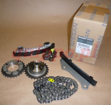 Kit de cadenas de distribución 7701475740 Renault (RVI)