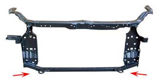  Soporte de radiador completo para Nissan Qashqai 1 