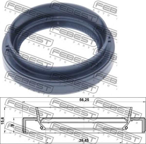 9031140029 Toyota anillo retén de semieje, eje delantero, derecho