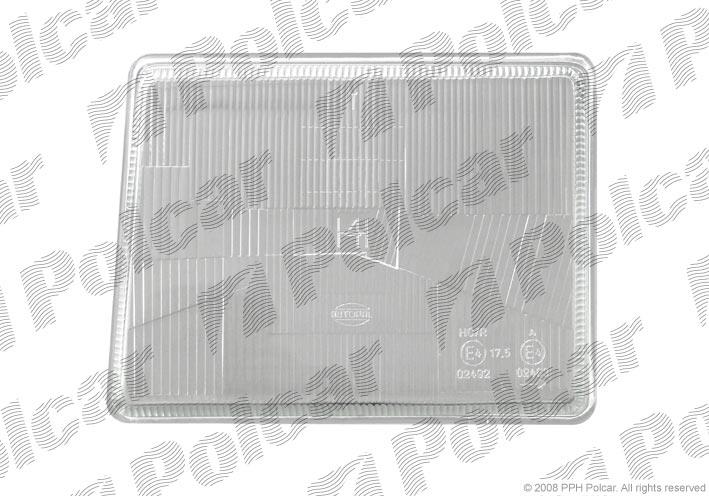  Cristal de faro izquierdo para Fiat Uno 146A