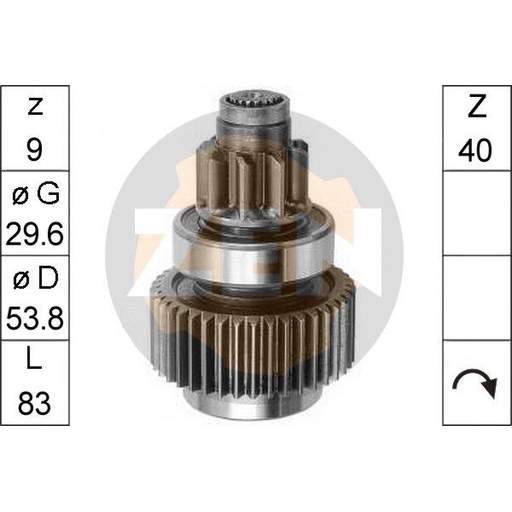 2801150060 Toyota bendix, motor de arranque