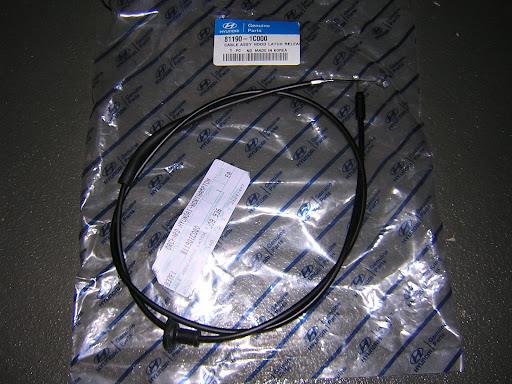  Tirador del cable del capó trasero para Hyundai Getz 