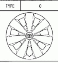 4260202230 Toyota tapacubo rueda