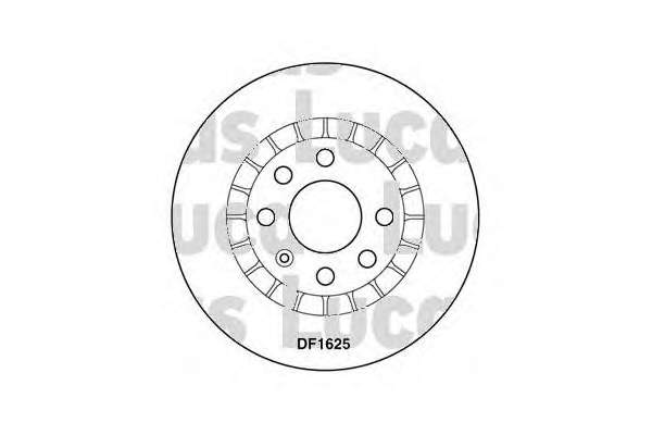 DF1625 Lucas freno de disco delantero