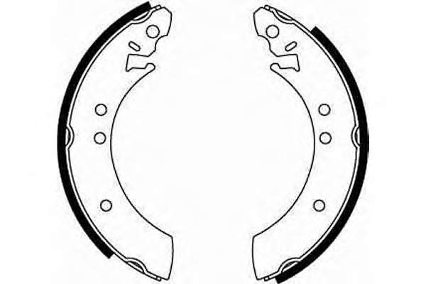 Zapatas de frenos de tambor traseras S68529 Brembo