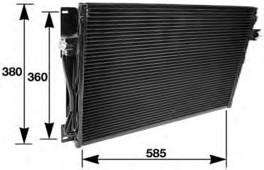 8FC351036091 HELLA condensador aire acondicionado