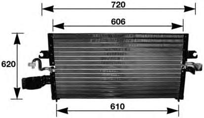 Condensador aire acondicionado 921100J000 Nissan