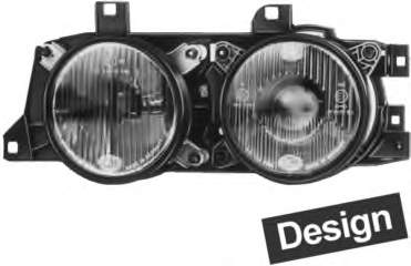  Juego de faros (TRUCK), 2 piezas para BMW 5 E34